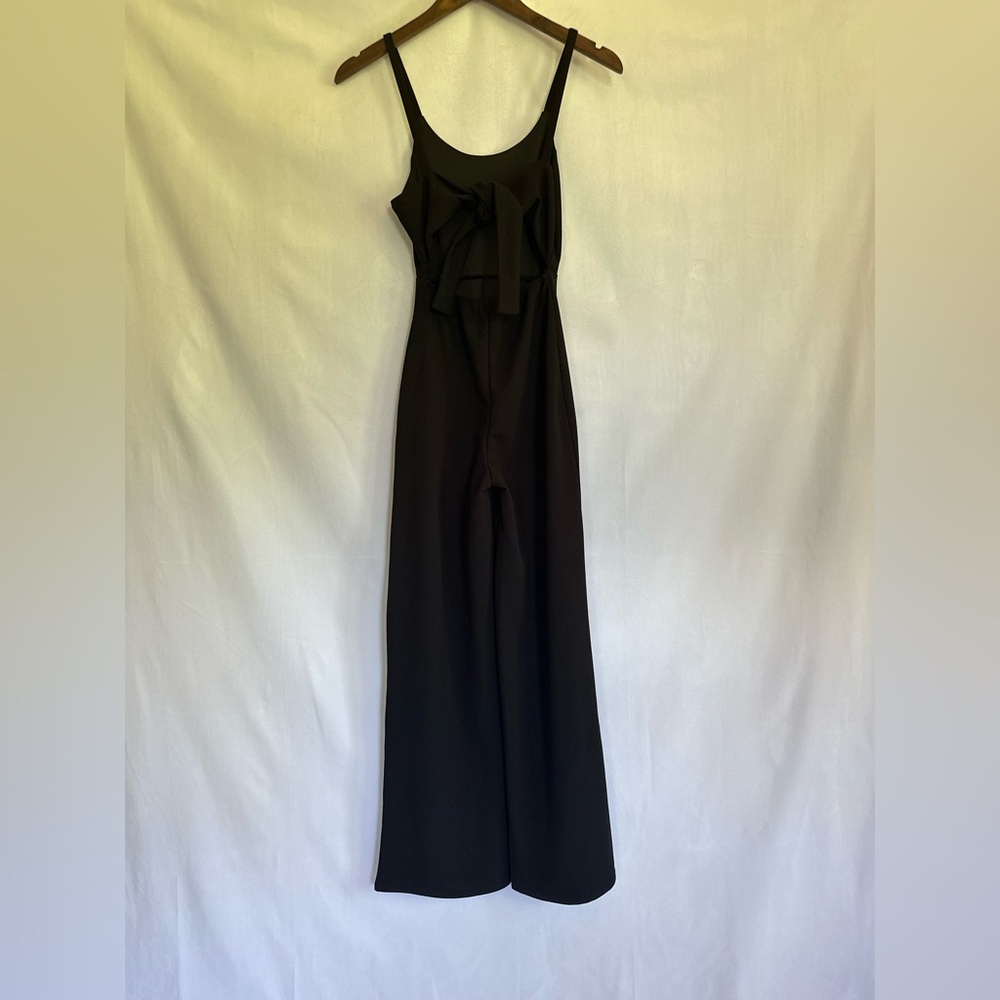 Joe and Elle Black Jumpsuit ExtraSmall with Tie Back